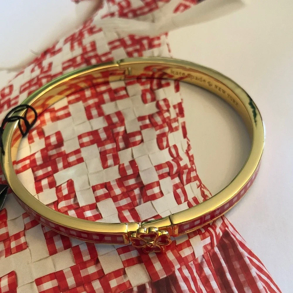 Authentic New with tag. kate spade Hinge Bangle Bracelet - Picture 2 of 7